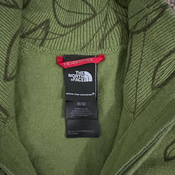 The North Face Olive Green Zip-Up Jacket - Picture 3 of 6